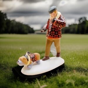 Department 56 Plaid Figurine with Dog